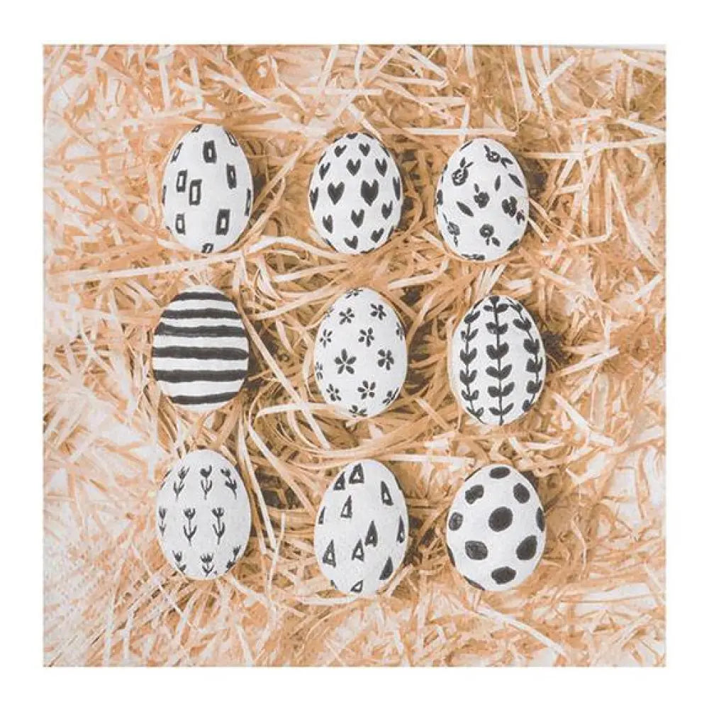 20 Serviettes en Papier 33cm - Oeufs "Pâques" 