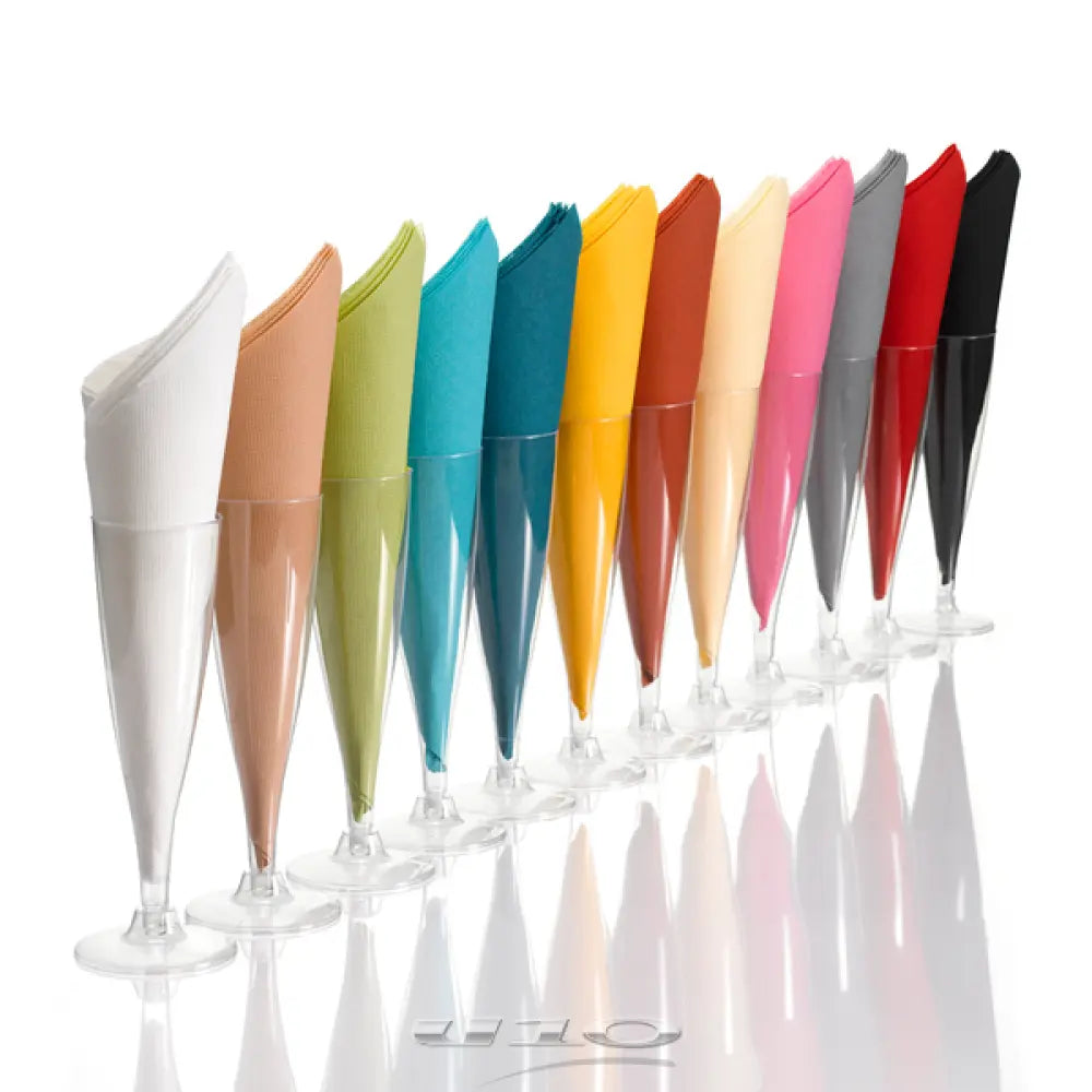 40 Serviettes en Papier 2 plis - 38x38cm / Gris