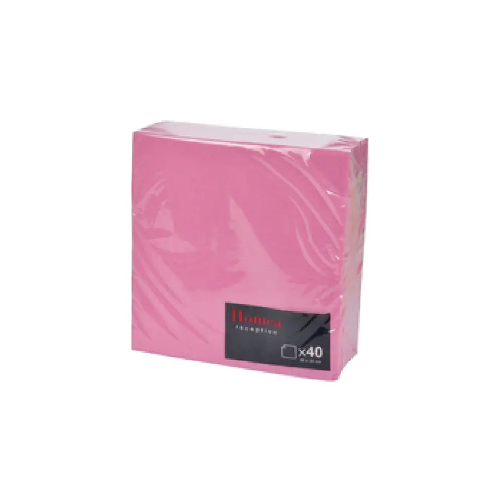 40 Serviettes en Papier 2 plis - 38x38cm / Rose