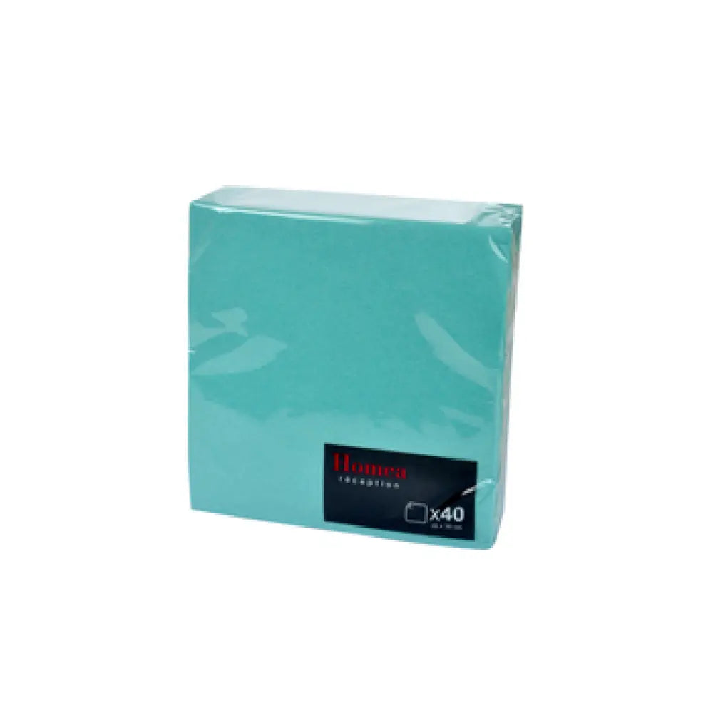 40 Serviettes en Papier 2 plis - 38x38cm / Vert Menthe