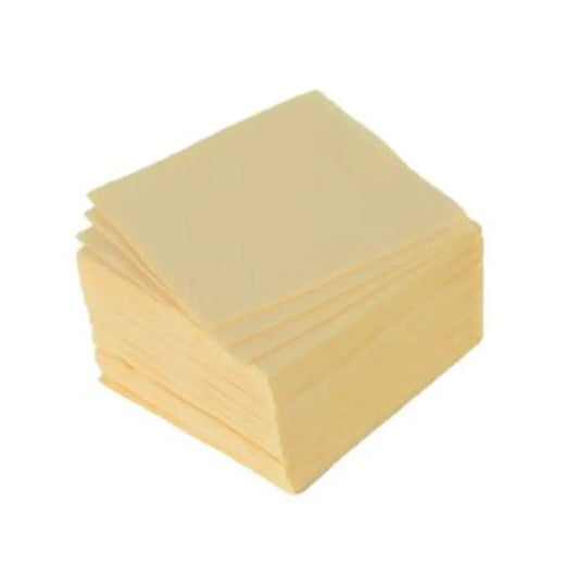 40 Serviettes Cocktail Micro-Gaufrées - 25x25cm / Crème