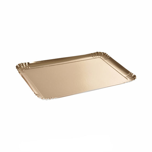 SET DE 3 PLATEAUX RECTANGLE 28*42CM OR