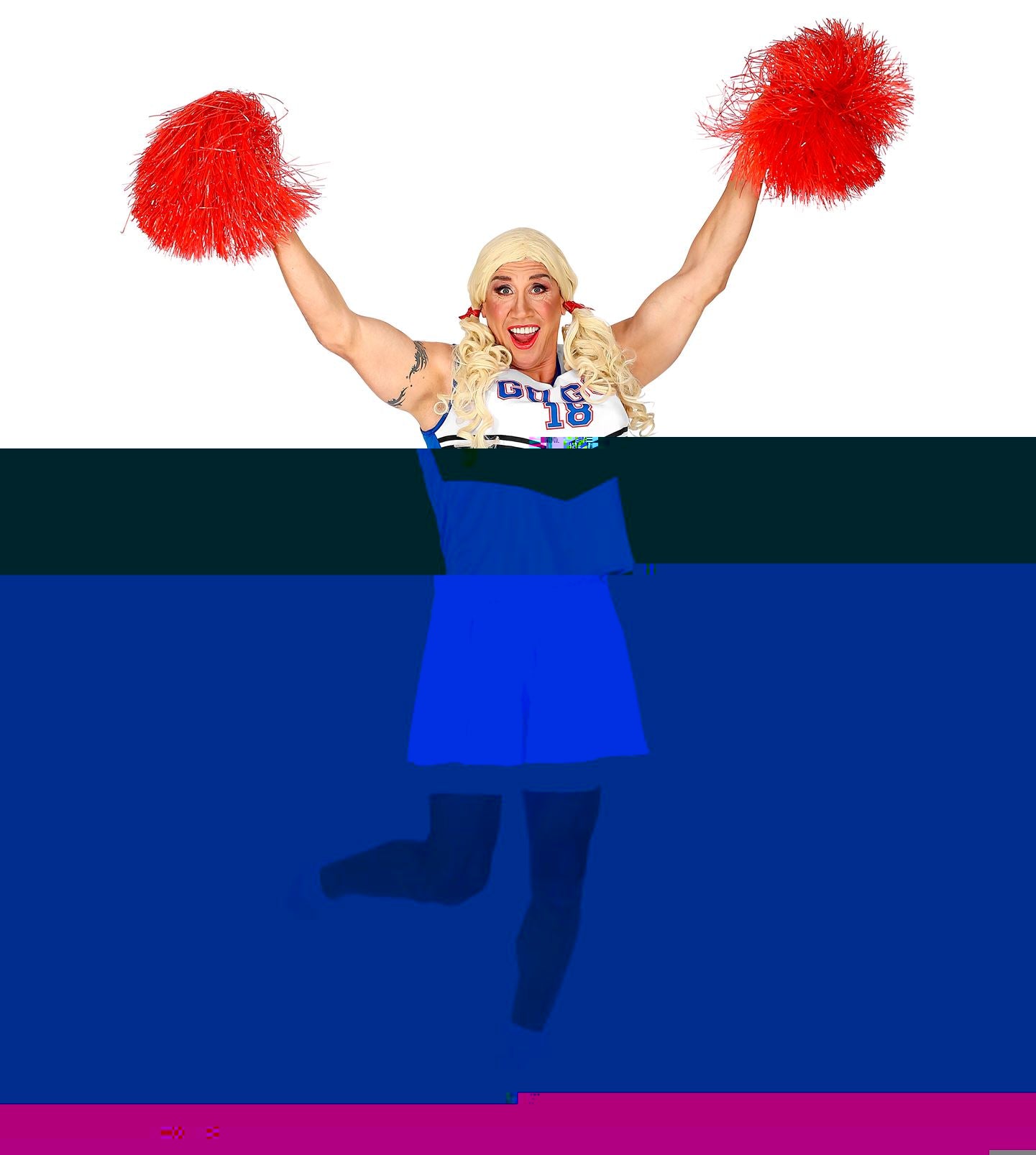 POM POM GIRL (haut, jupe)