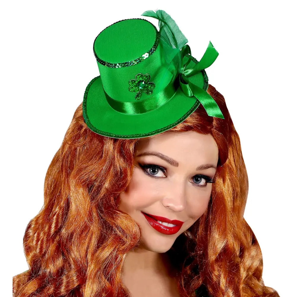 Mini Chapeau St Patrick - avec pinces à cheveux