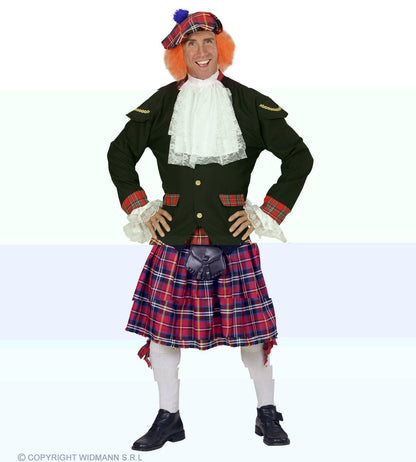 ECOSSAIS (kilt, chapeau avec cheveux)