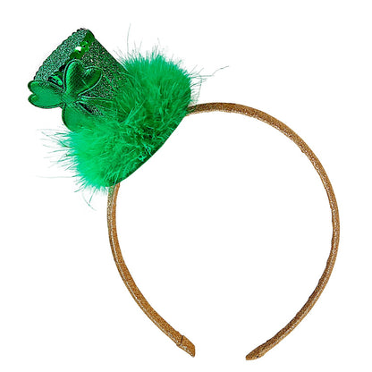 Serre-Tête "Chapeau Plume" St Patrick