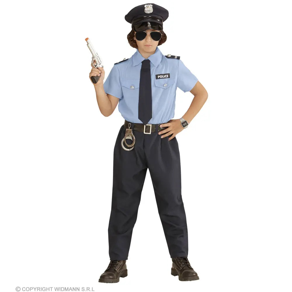 "POLICIER" (chemise, pantalon, ceintur128cm