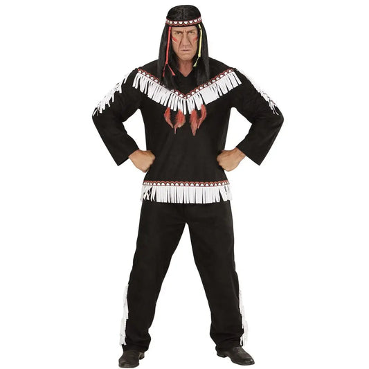 Costume Homme Indien Noir - S