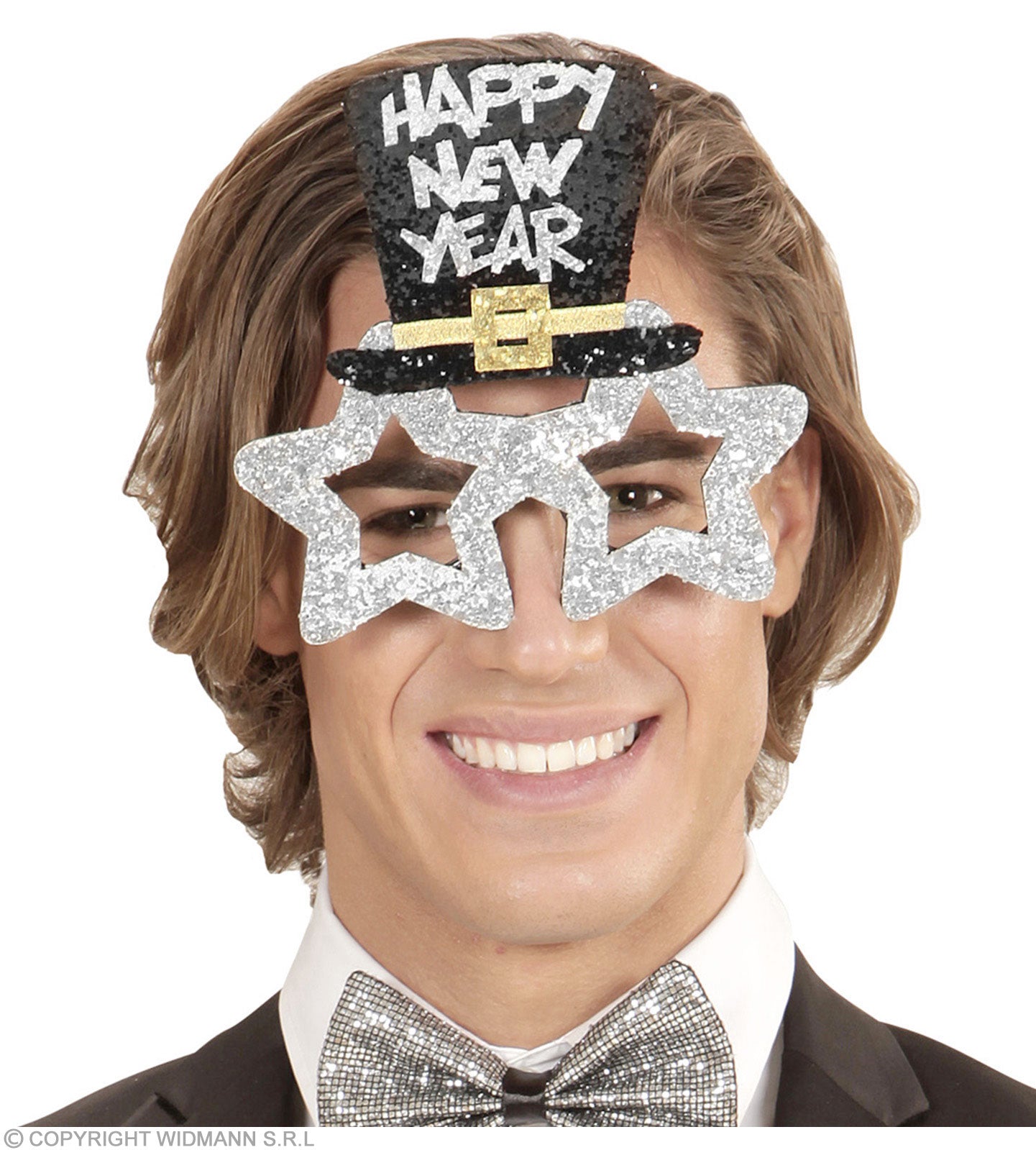 LUNETTES ARGENT HAPPY NEW YEAR