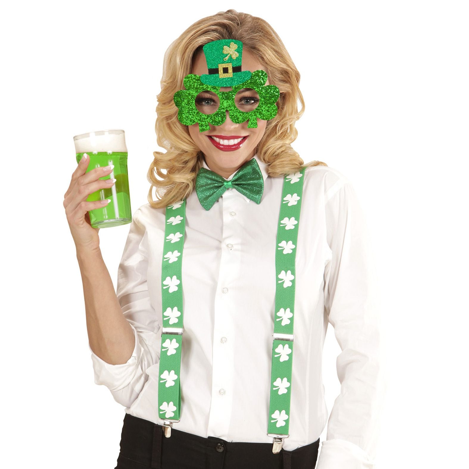 Lunettes Trèfles à Paillettes - St Patrick