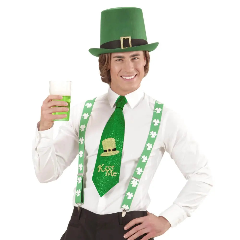 Cravate St Patrick "Kiss Me"