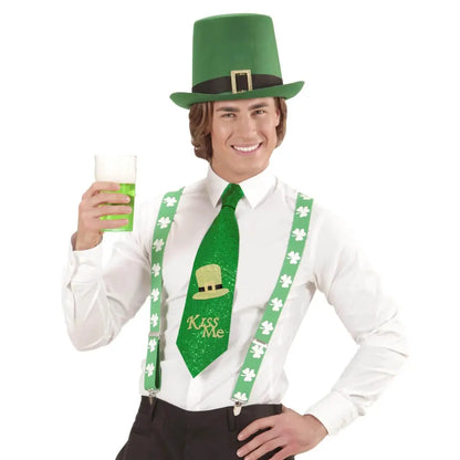 Cravate St Patrick "Kiss Me"