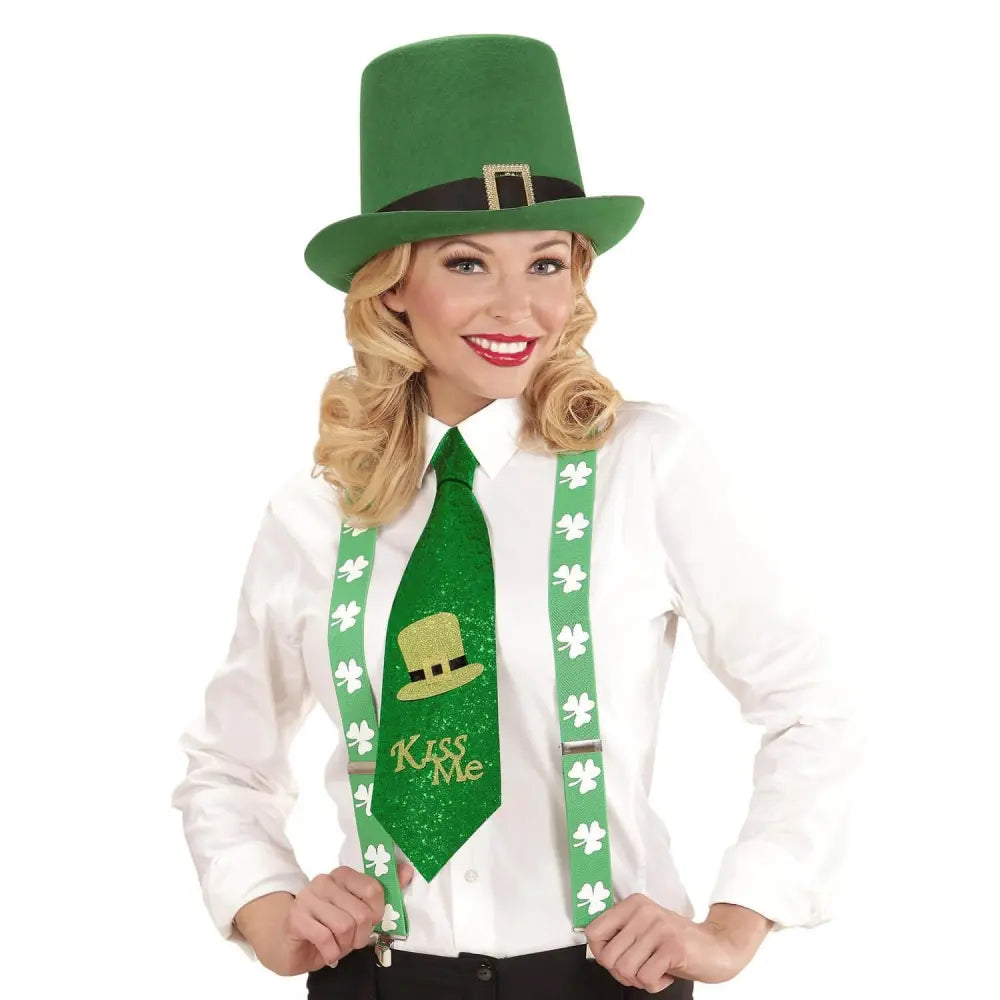 Cravate St Patrick "Kiss Me"