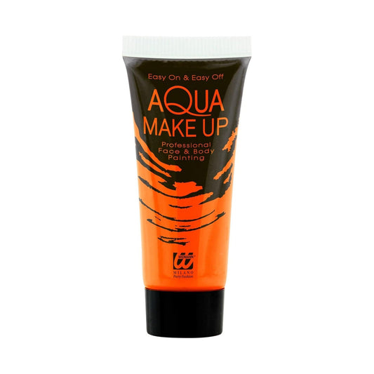 Maquillage Orange Fluo - Néon