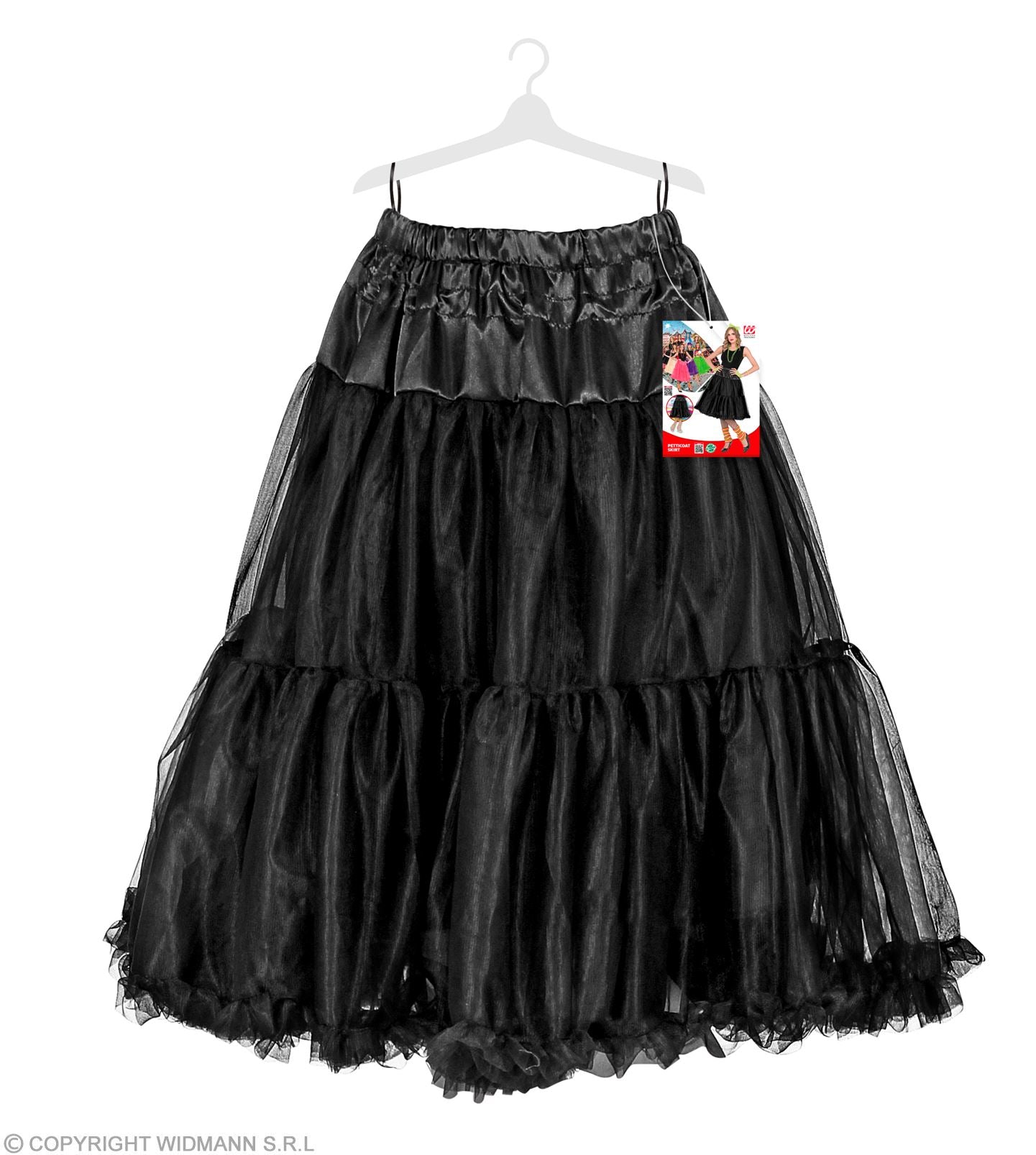 JUPE/JUPON EN TULLE NOIR 65 cm