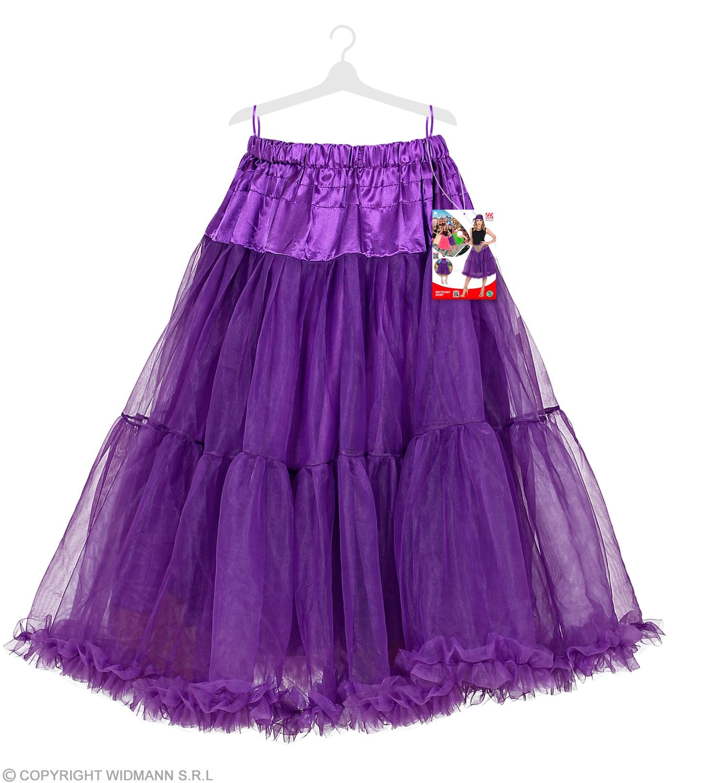 JUPE/JUPON EN TULLE VIOLET 65 cm