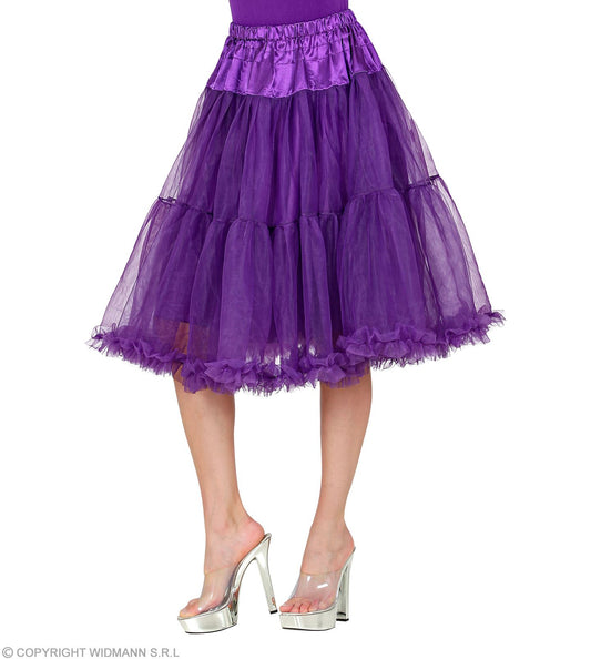 JUPE/JUPON EN TULLE VIOLET 65 cm