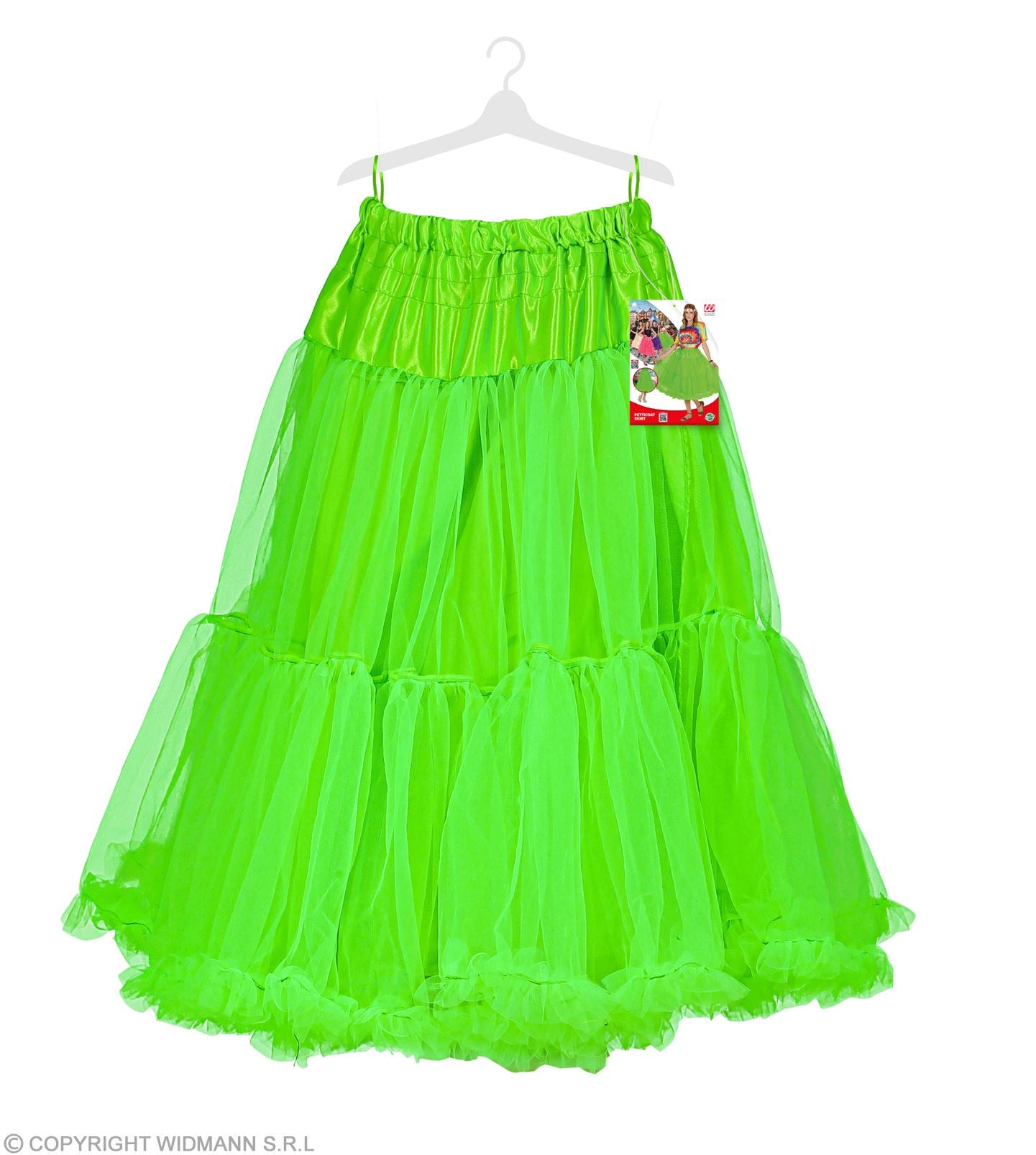 JUPE/JUPON EN TULLE VERT 65 cm