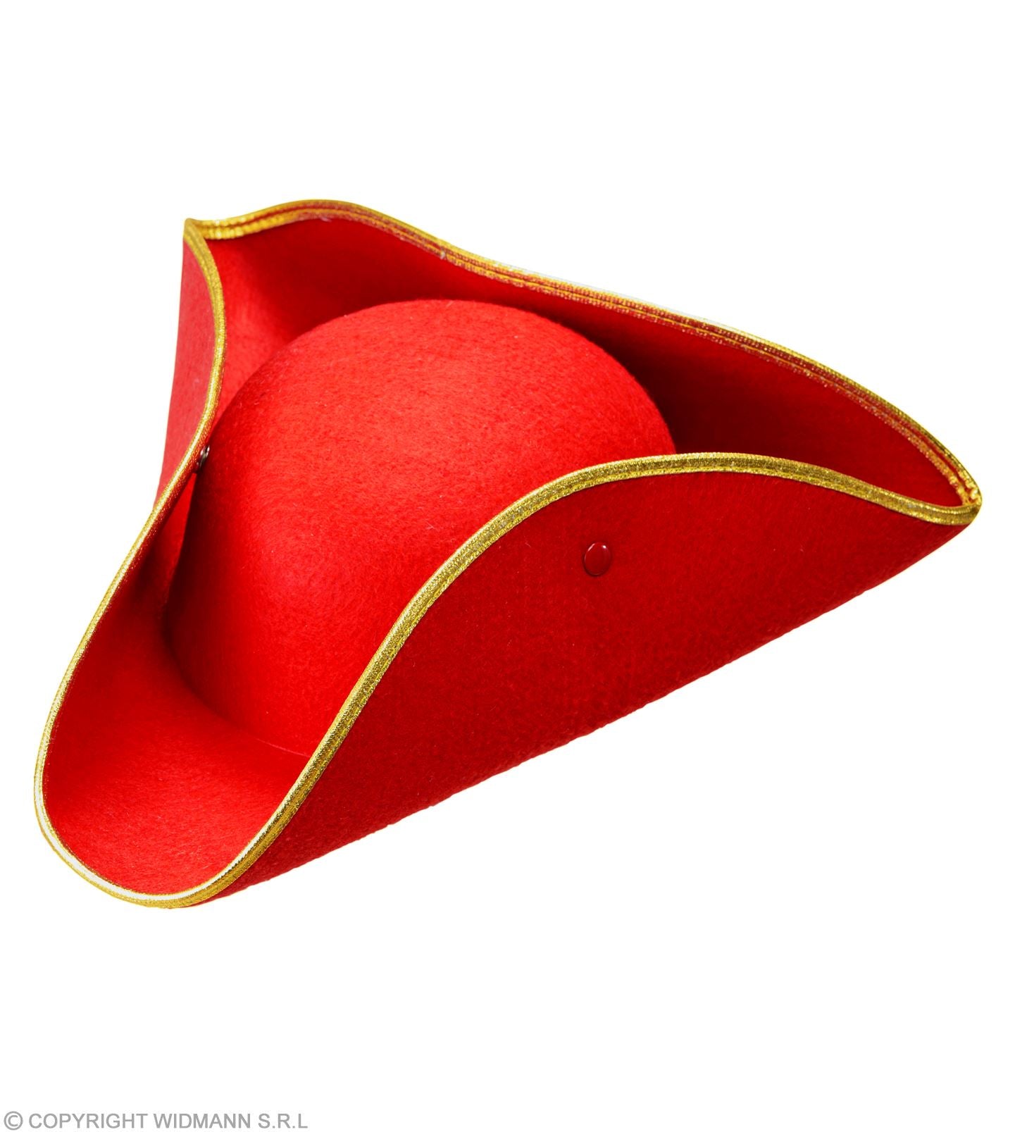 TRICORNE ROUGE en feutre