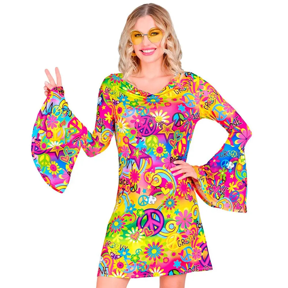 Costume Femme ''THE 60s FASHION - peace & love'' - L