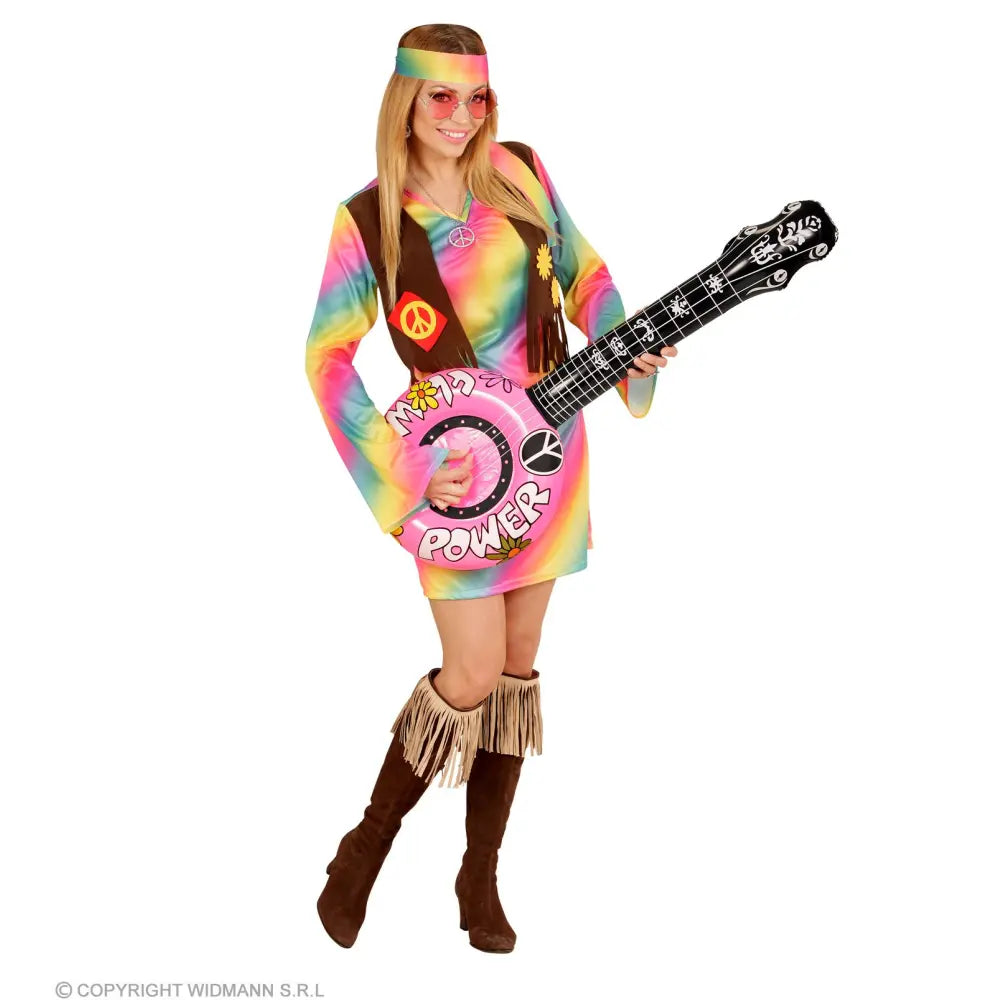 BANJO GONFLABLE ROSE 100 cm