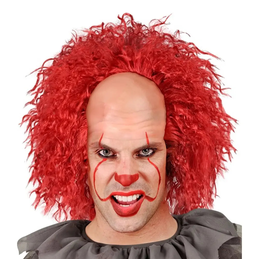 Perruque Calotte Clown effrayant