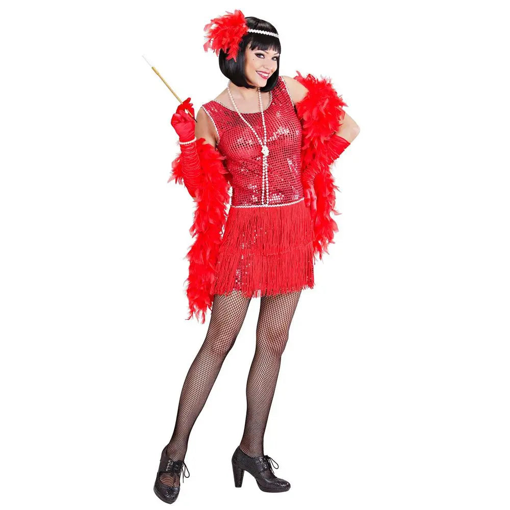 Costume Femme Charleston Rouge - XL