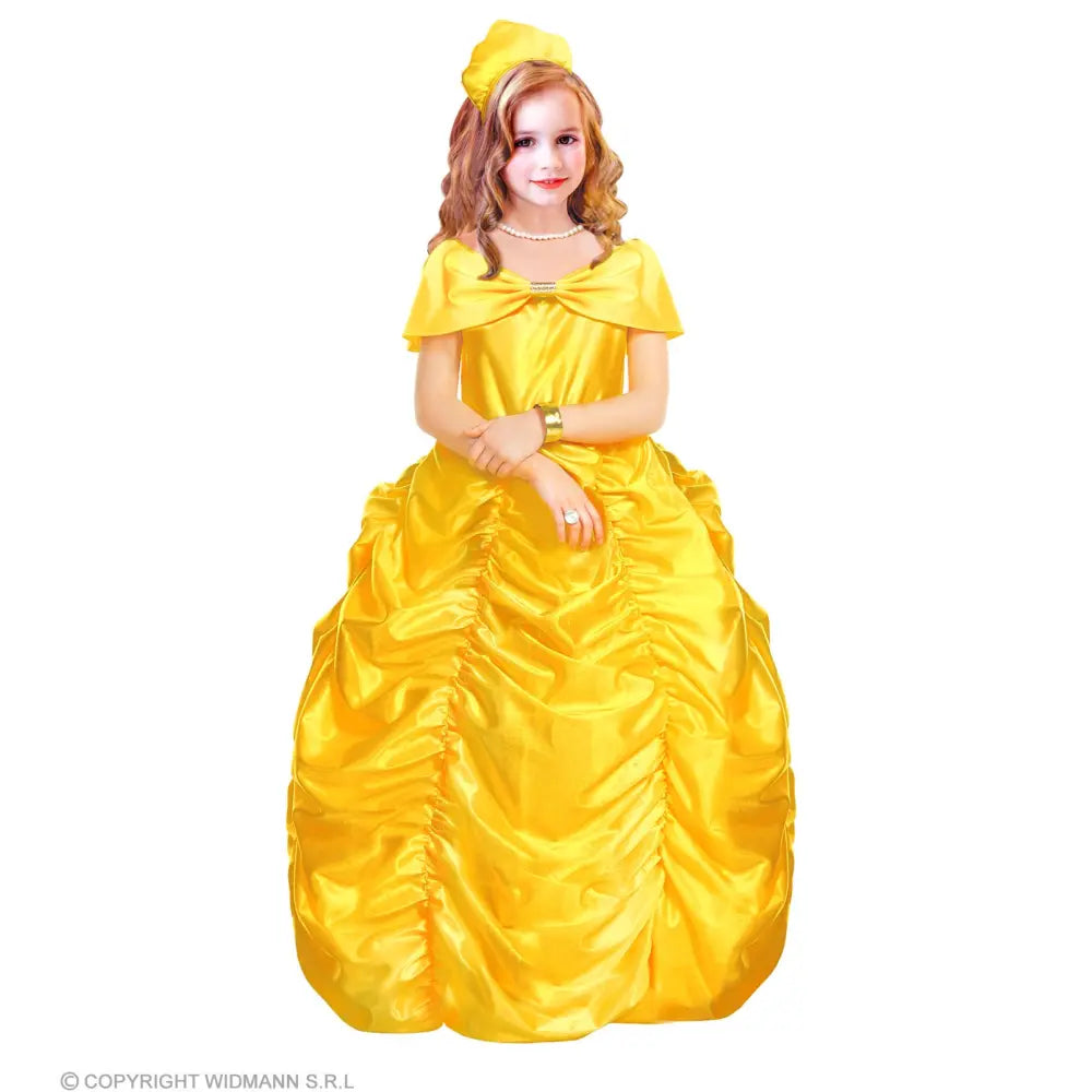 "REINE DE BEAUTE" (robe avec jupon, ceinture, serre-tête)(140 cm / 8-10 Years)