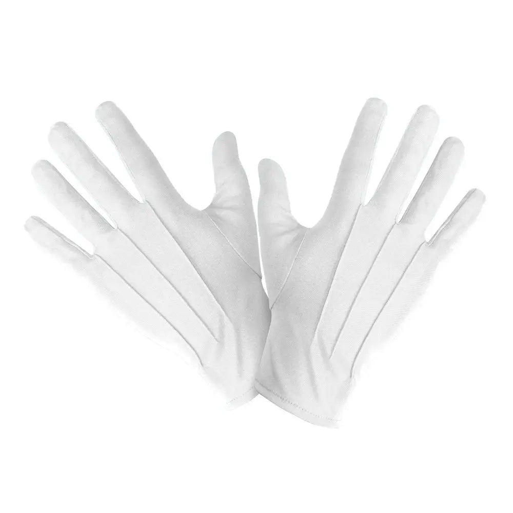 Paire Gants Blanc - Taille Unique Adulte
