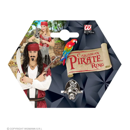 Bague - Crâne Capitaine des Pirates