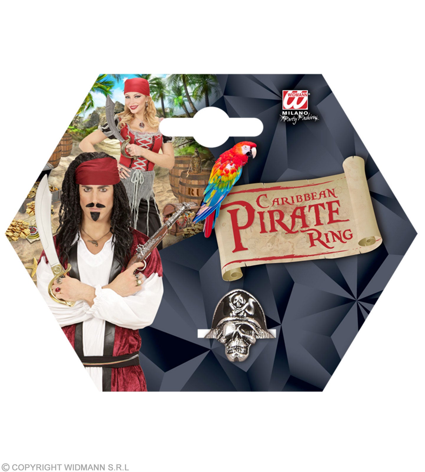 BAGUE CRANE CAPITAINE DES PIRATES