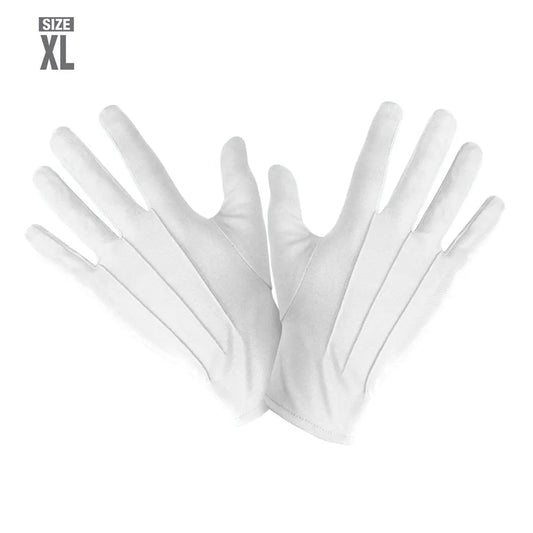 Paire Gants Blanc - XL