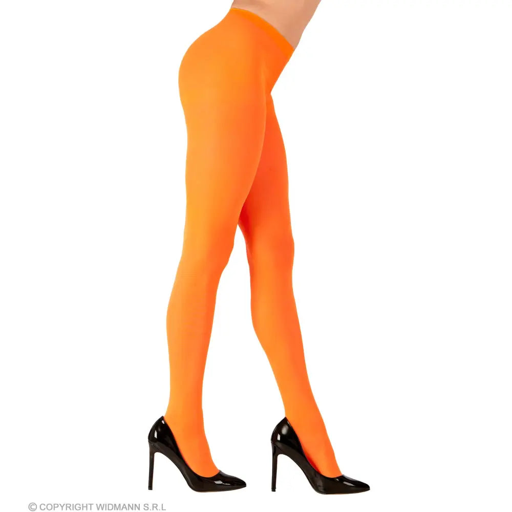 Collant Néon Orange ''40 den'' - Taille XL