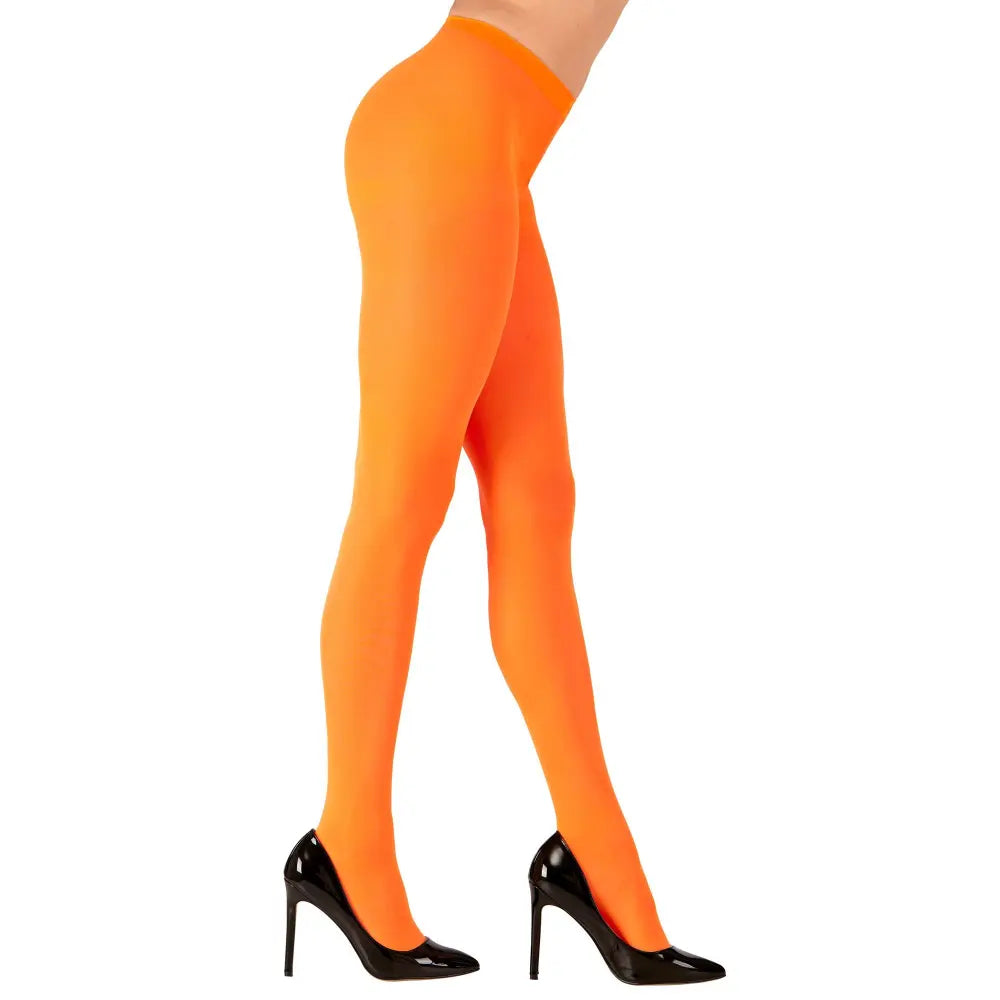 Collant Néon Orange ''40 den'' - Taille Standard