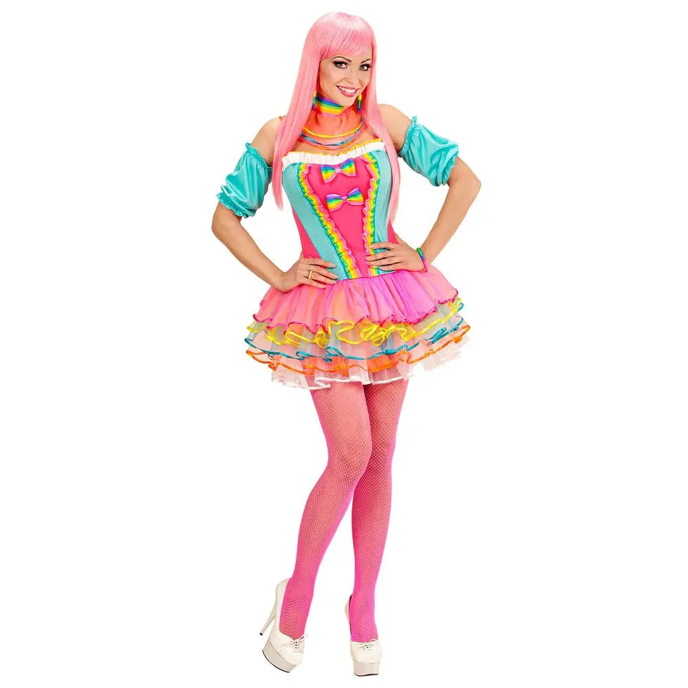 Costume Femme ''Fantasy Arc-en-Ciel'' - Taille Standard