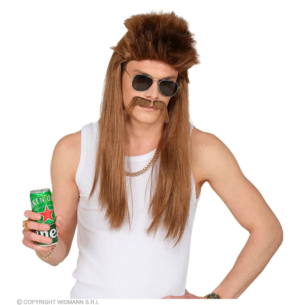 Perruque et Moustache Rustre