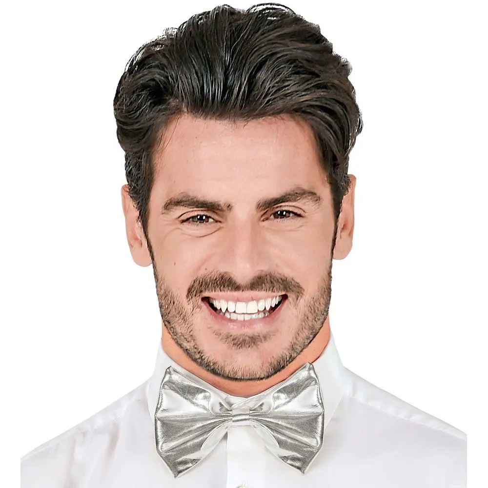 Nœud Papillon Argent Métallisé