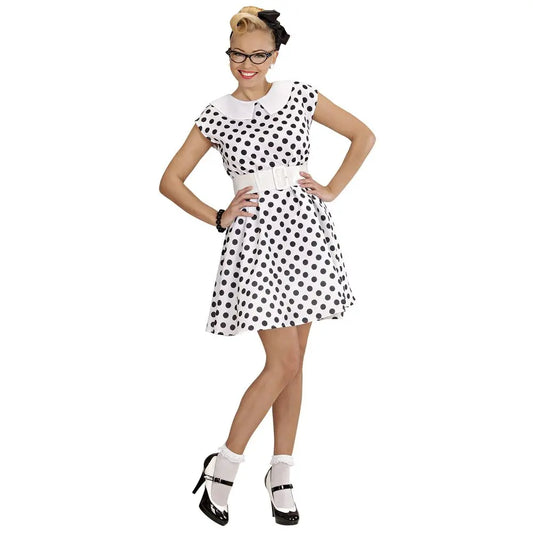 Costume Femme Années 50 - Blanc - M