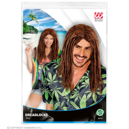 PERRUQUE DREADLOCKS BRUNE en sachet