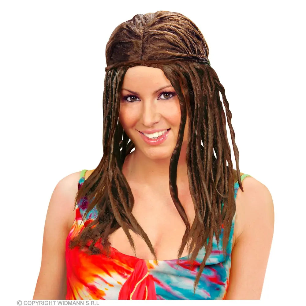 PERRUQUE DREADLOCKS BRUNE en sachet