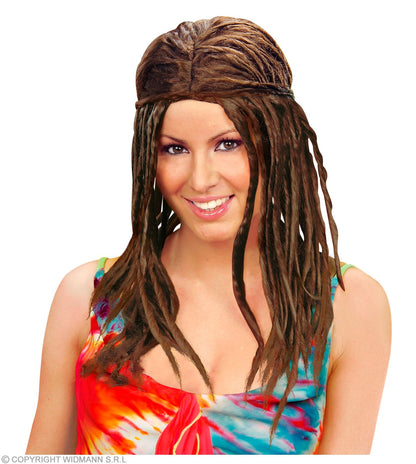 PERRUQUE DREADLOCKS BRUNE en sachet