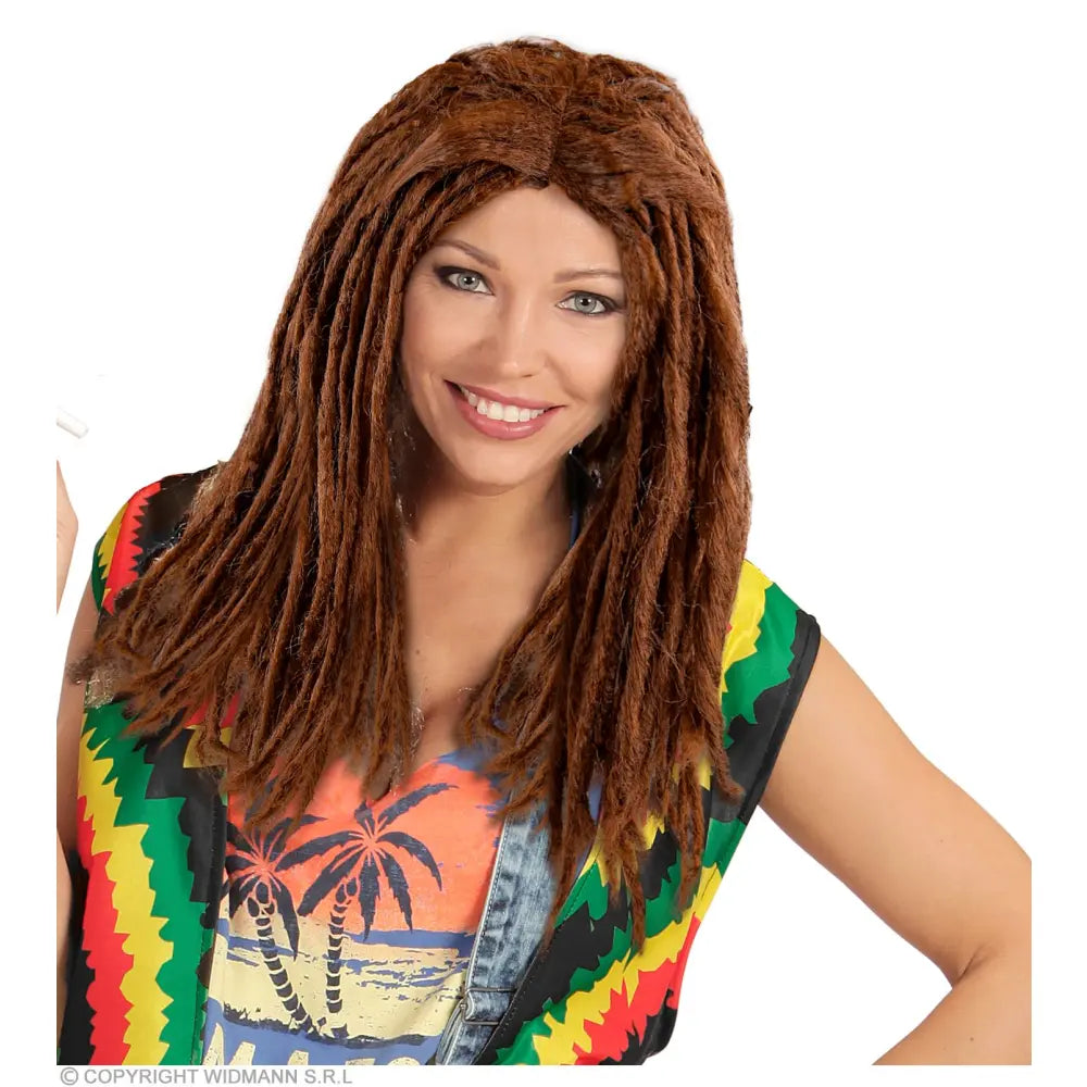 PERRUQUE DREADLOCKS BRUNE en sachet