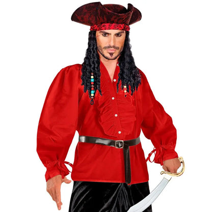 Chemise Homme ''Ruffle'' Rouge - M/L