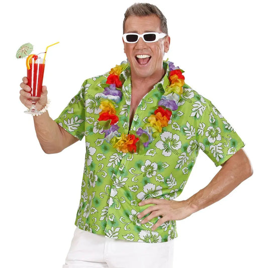 Costume Homme Chemise Hawaii Verte - XXL