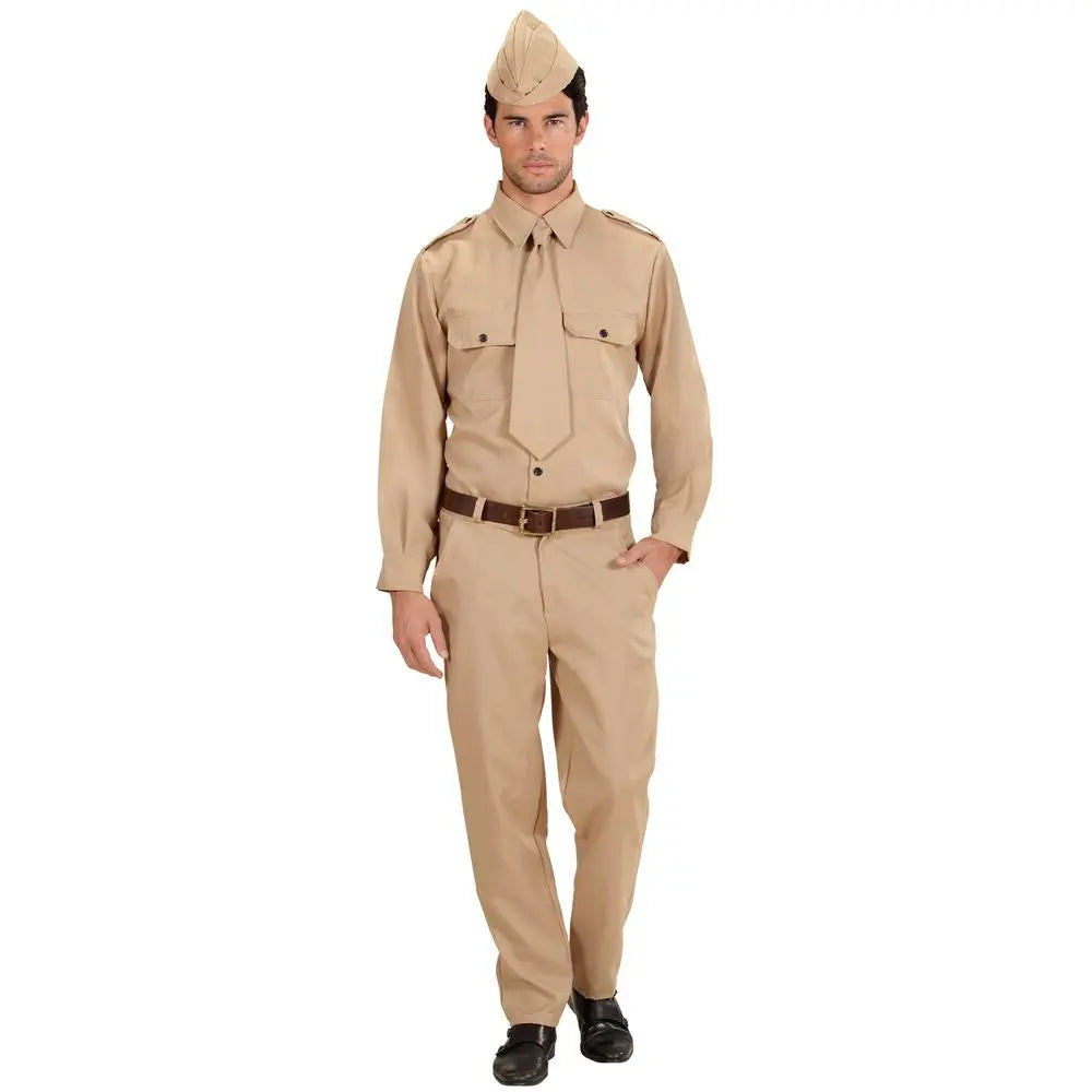 Costume Homme Soldat WW2 - S