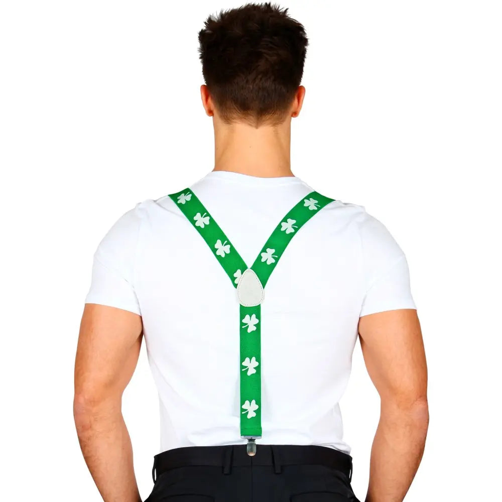 Paire de Bretelles Trèfles - St Patrick