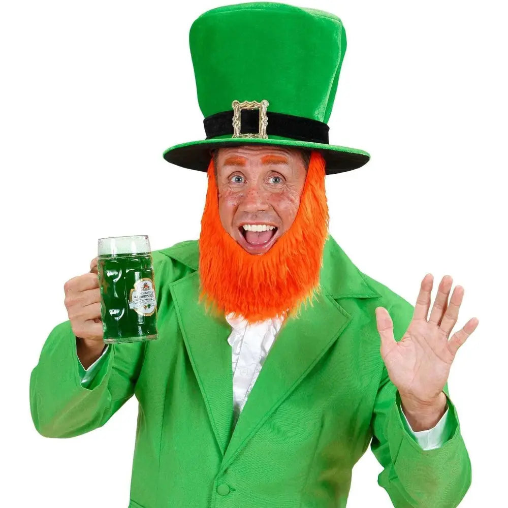 Chapeau de Lutin avec Barbe Orange