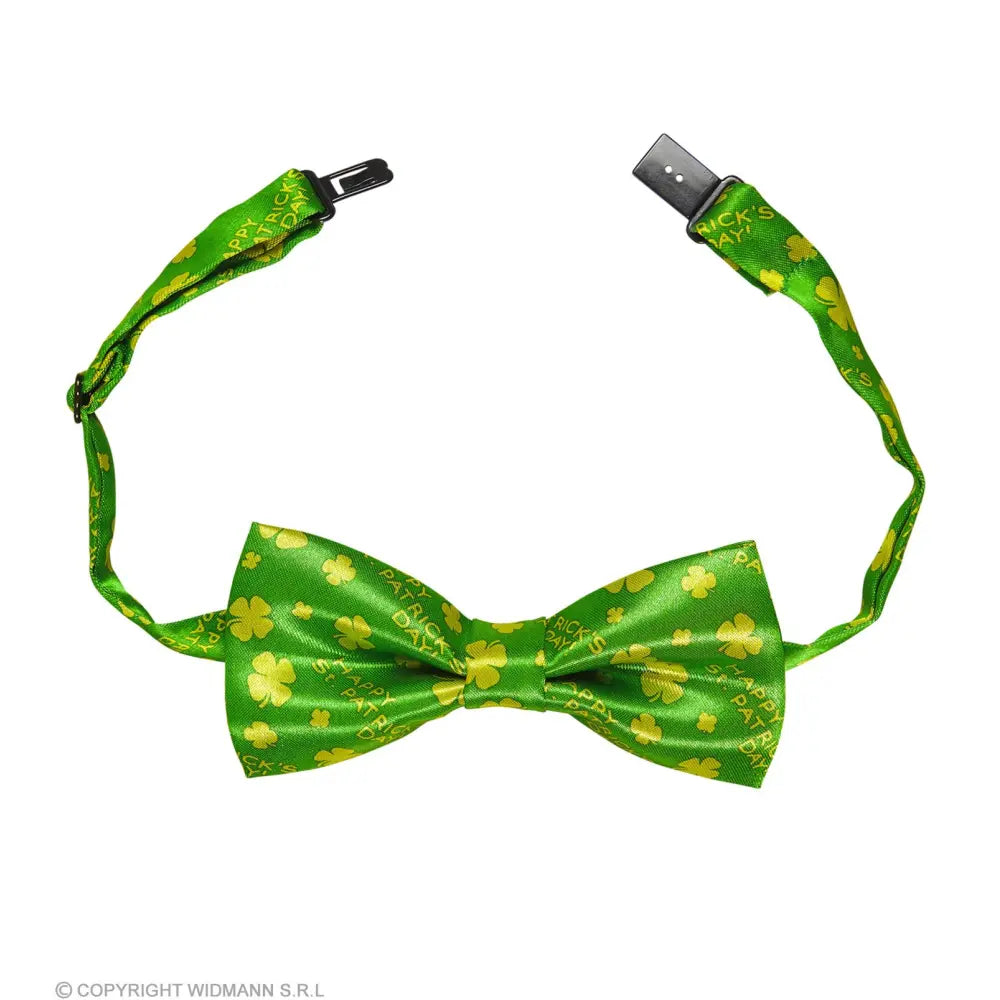 NOEUD PAPILLON ST PATRICK ajustable, en satin