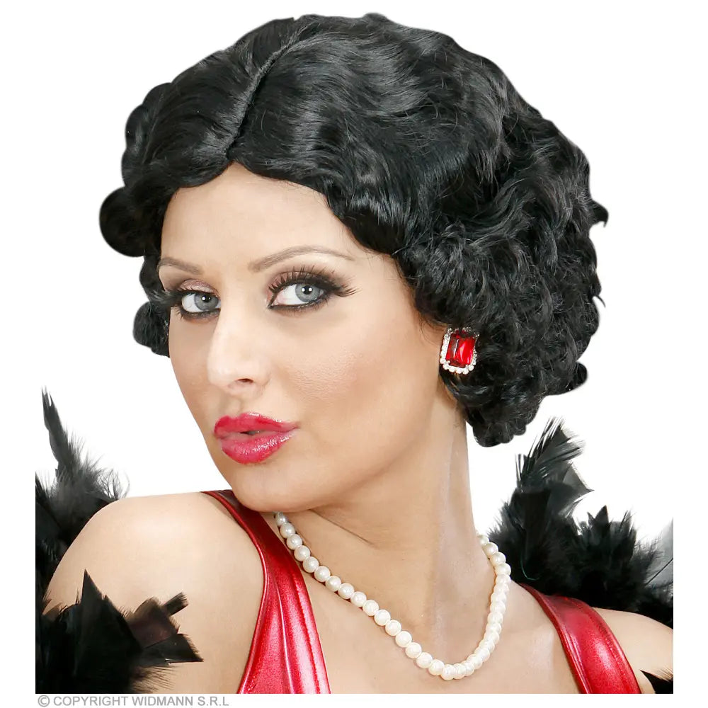 "PERRUQUE BETTY" noire - en boite