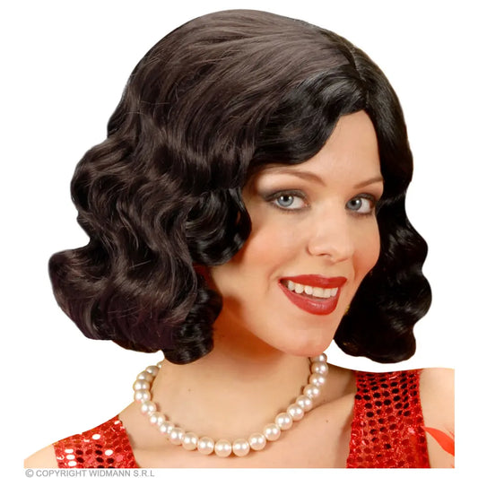 "PERRUQUE ANNEES 20" noire